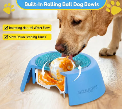 Slow Feed & No Spill Pet Bowl