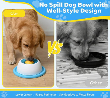 Slow Feed & No Spill Pet Bowl
